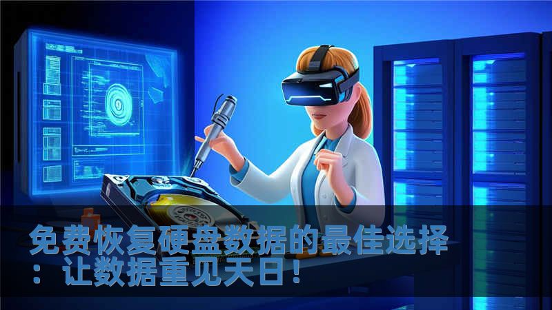 免費恢復硬盤數據的最佳選擇：讓數據重見天日！
