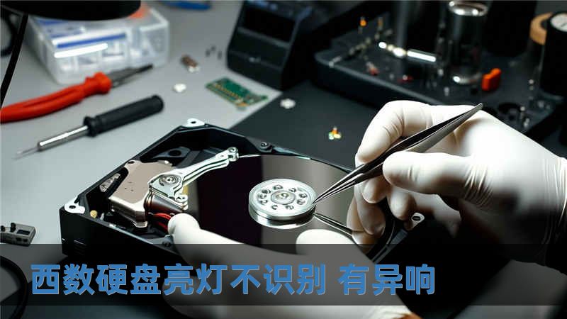 西數硬盤亮燈不識別 有異響