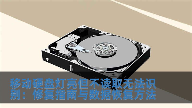 移動硬盤燈亮但不讀取無法識別：修復指南與數據恢復方法