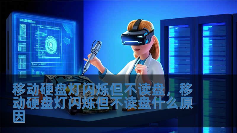 移動硬盤燈閃爍但不讀盤，移動硬盤燈閃爍但不讀盤什么原因