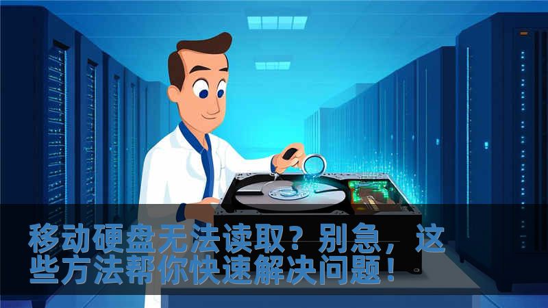 移動硬盤無法讀取？別急，這些方法幫你快速解決問題！