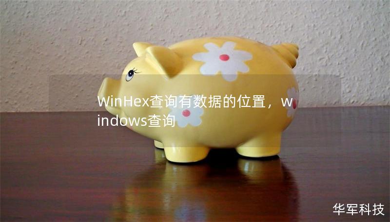 WinHex查詢有數(shù)據(jù)的位置，windows查詢